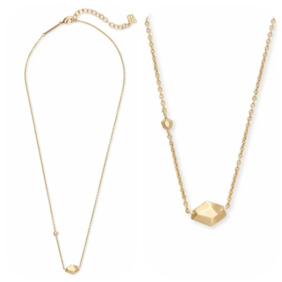 NWT Kendra Scott Rose Gold Laureen Pendant Necklace - Picture 5 of 12